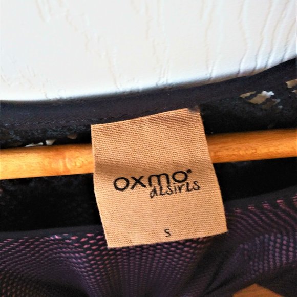 Oxmo Dark Purple and Black Dress - Picture 5 of 5